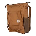 Carhartt Classic Convertible Backpack Tote, Durable Water Repellent Material W/ 17" Laptop Sleeve, Carhartt Brown