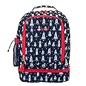 Bentgo Kids 2-in-1 Backpack & Insulated Lunch Bag - Durable 16” Backpack & Lunch Container in Unique Prints for School & Travel - Water Resistant, Padded & Large Compartments (Rocket)