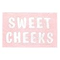 Ohocut Sweet Cheeks Bath Mat for Tub, Cute Pink Bath Mats, Non Slip, Blush Pink Bathroom Decor Accessories, Anti Slip Microfiber Funny Bath Rugs…