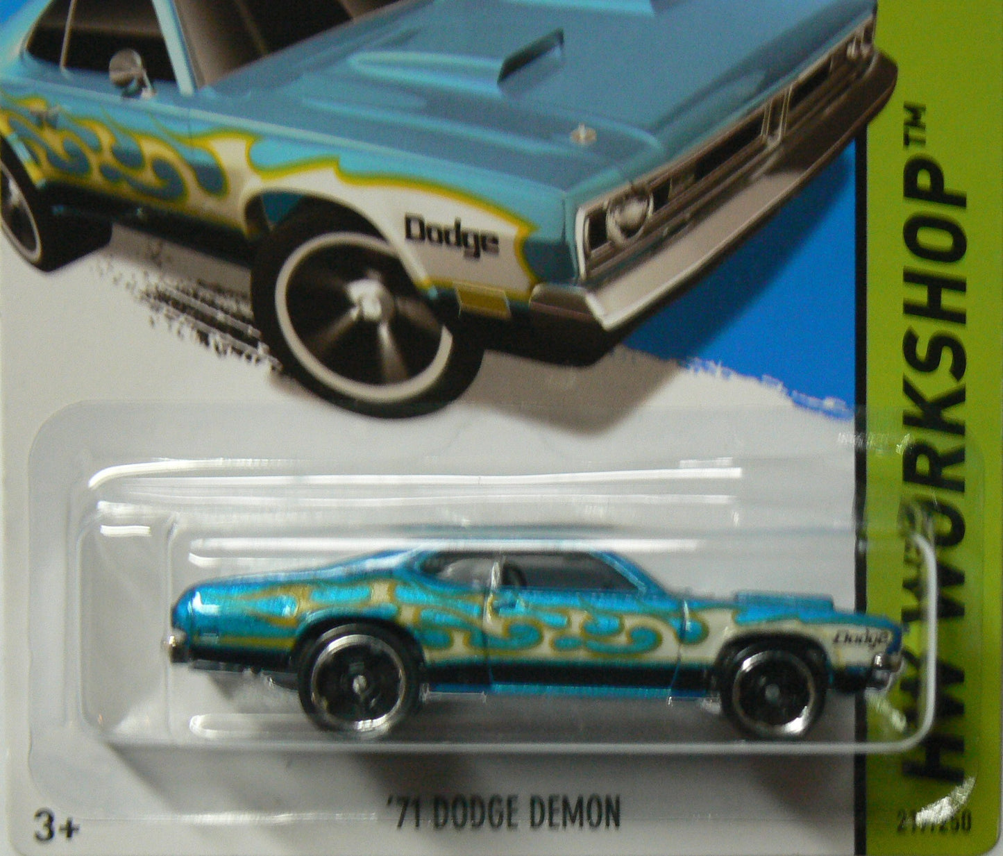 Hot Wheels 2013 Hw Workshop Heat Fleet '71 Dodge Demon 217/250 ()