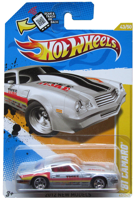 2012 Hot Wheels New Models '81 Camaro Silver #43/247