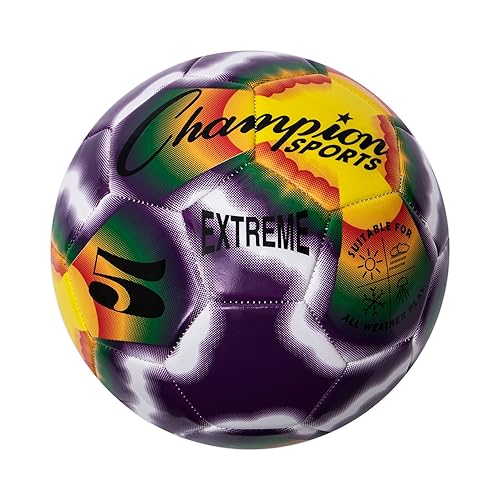 Champion Sports Extreme Tie Dye Size 5 Composite Soccer Ball