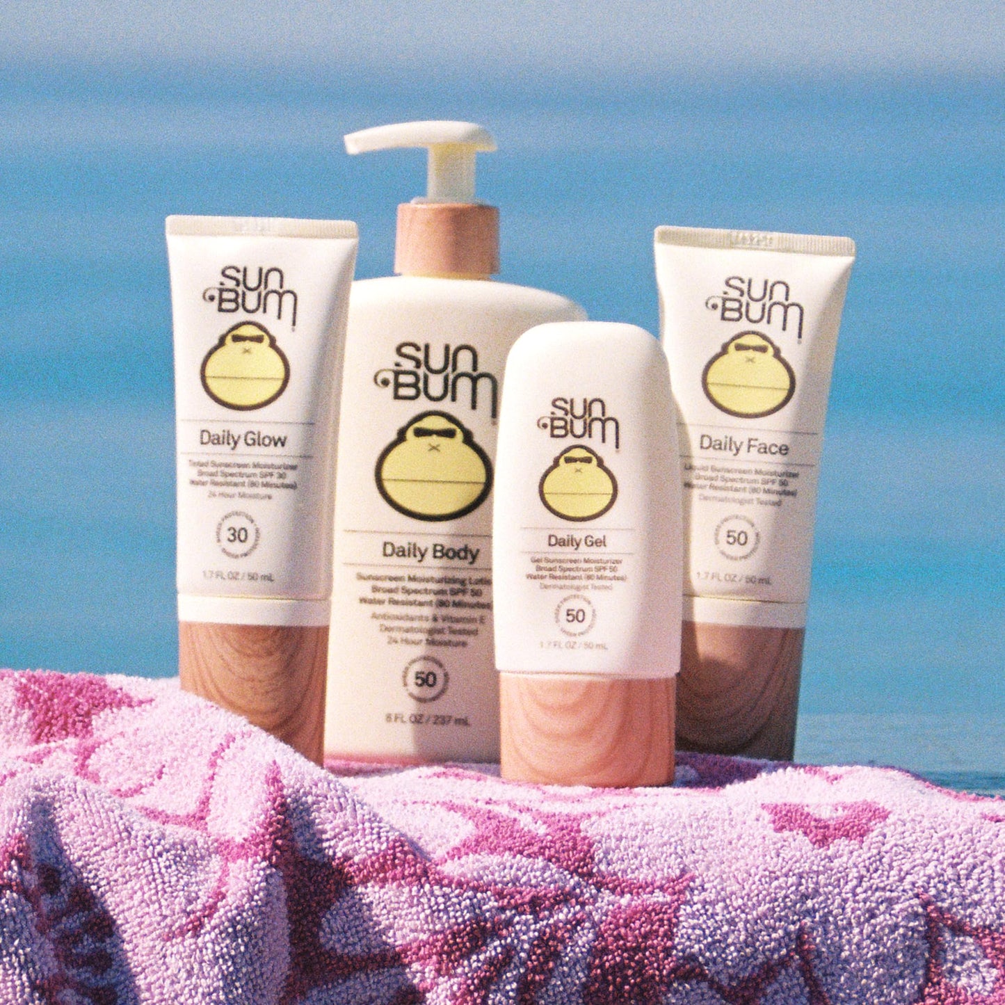 Sun Bum Daily SPF 50 Face Sunscreen Lotion - Broad Spectrum Moisturizing Facial Sunscreen with Vitamin E - Vegan and Hawaii 104 Act Compliant (Without