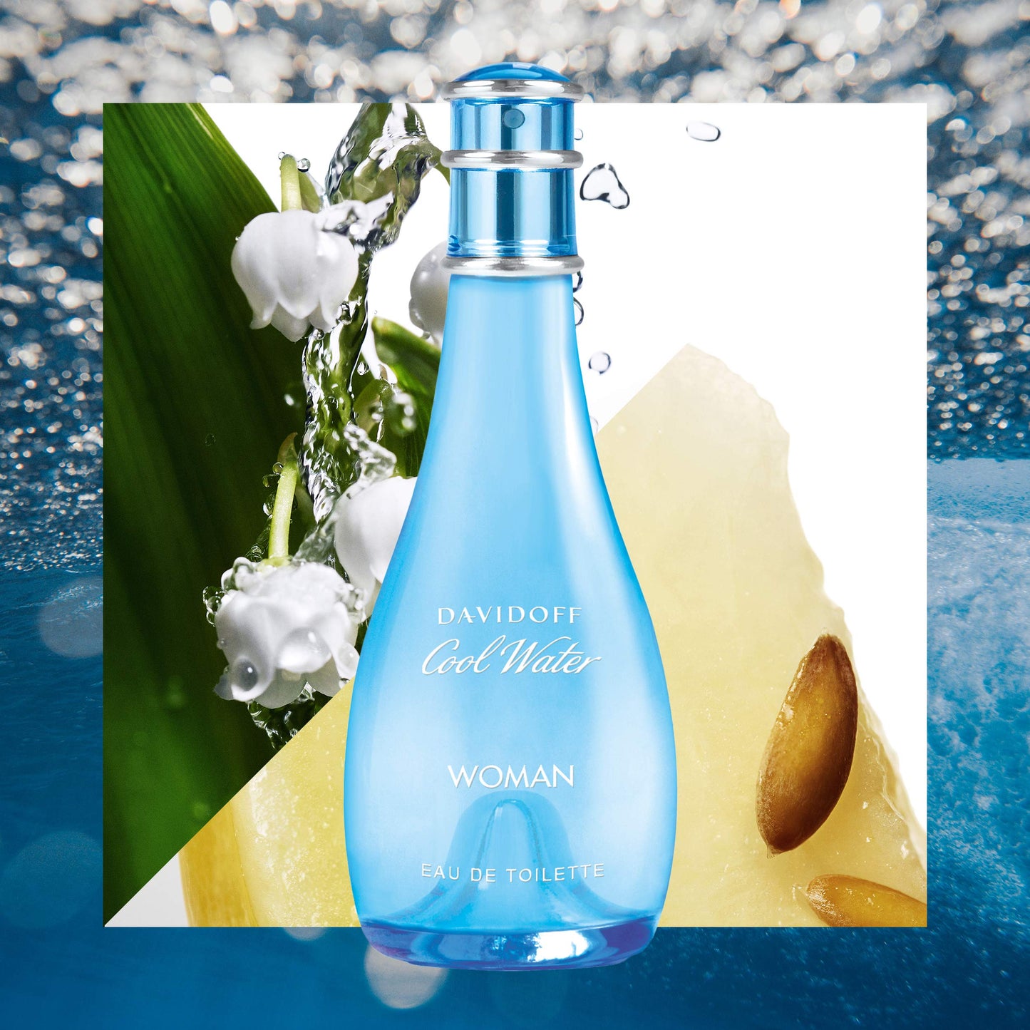 Zino Davidoff Cool Water Edt for Women 1.7 Oz/ 50 Ml, 1.7 Fl Oz