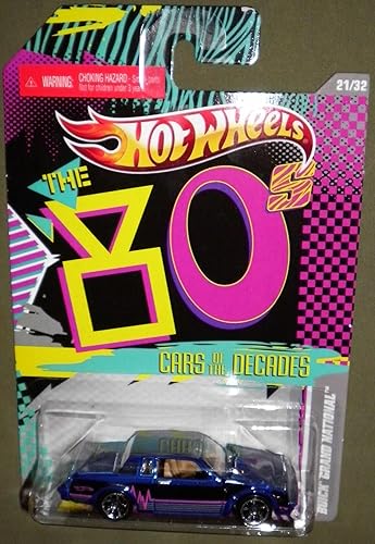 HOT WHEELS THE 80'S CARS OF THE DECADES 21/32 BUICK GRAND NATIONAL