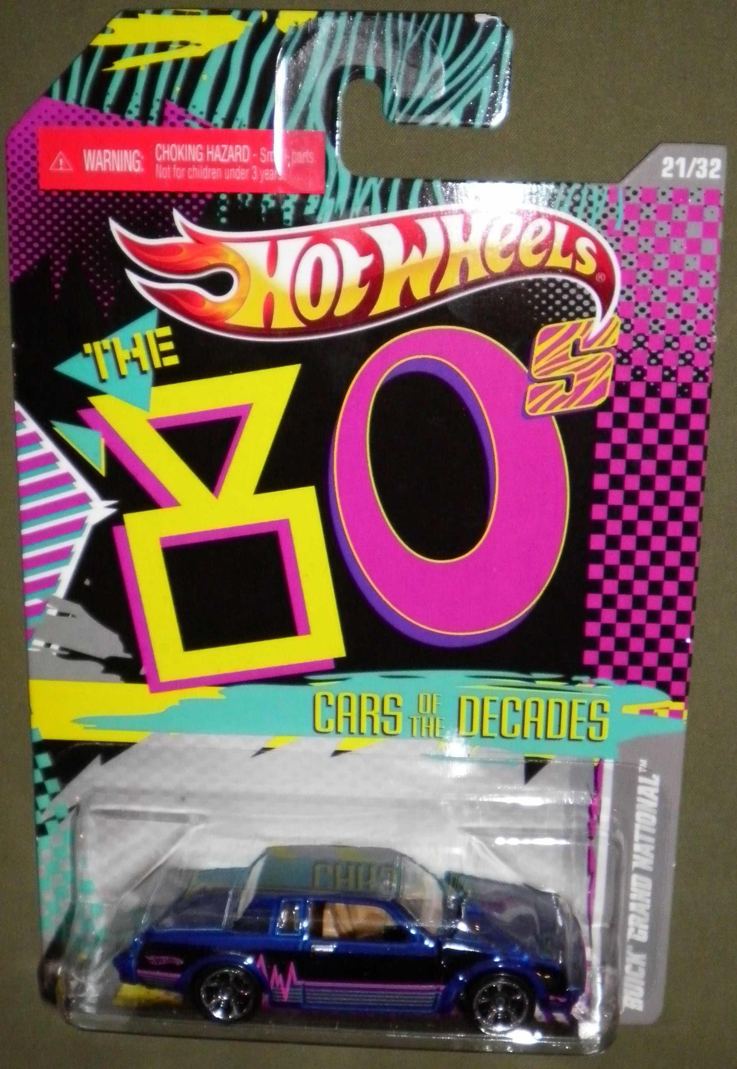 HOT WHEELS THE 80'S CARS OF THE DECADES 21/32 BUICK GRAND NATIONAL
