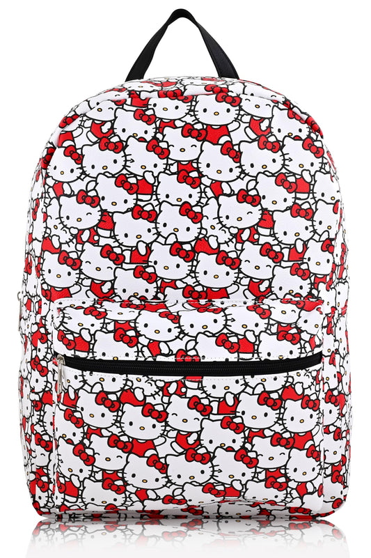 Sanrio Hello Kitty Backpack for Girls, Boys, Women, Men, Adults, Unisex | Cute PU Leather Large Travel Backpack Purse Shoulder Purse | Hello Kitty…