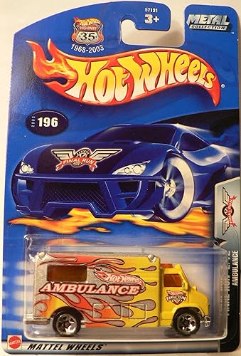 Final Run Series #2 Ambulance #2003-196 Collectible Collector Car Mattel Hot Wheels