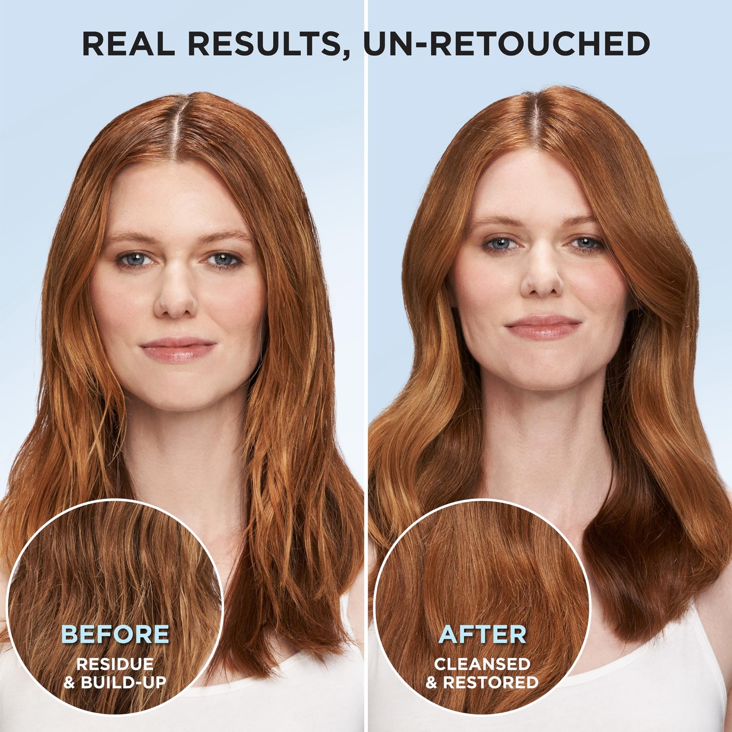 L'Oreal Paris Clarify and Restore Sulfate Free Shampoo and Conditioner Set with Antioxidants for Hard Water Exposure and Styling Build-up, EverPure, 1