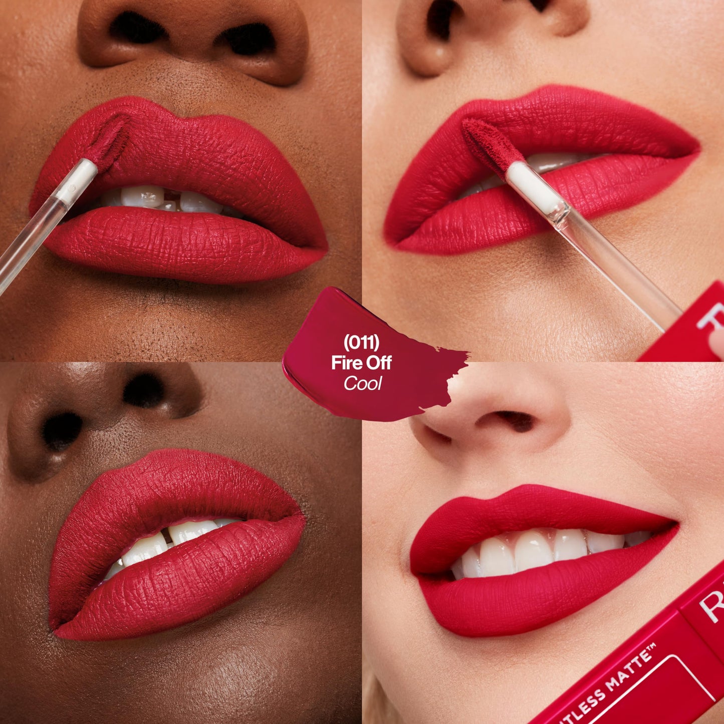 Revlon ColorStay Limitless Matte Liquid Lipstick, Vegan Formula, No-Budge, Longwear Lip Color, Long Lasting, Lightweight/Comfortable, Waterproof, 011