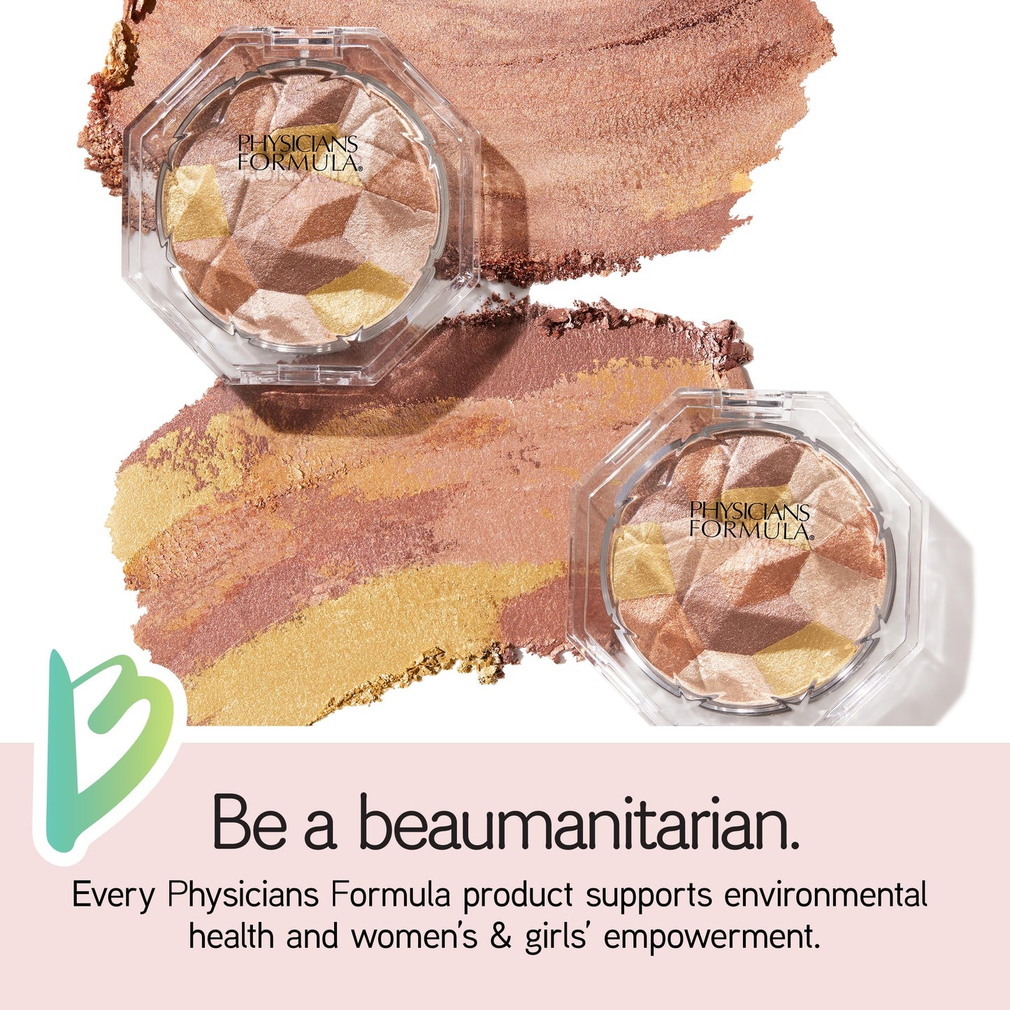 Physicians Formula Mineral Wear Diamond Dust, Vitamin E Mineral Weightless Powder and Serum Hybrid, Warm Radiant Finish, Vegan, Talc-Free