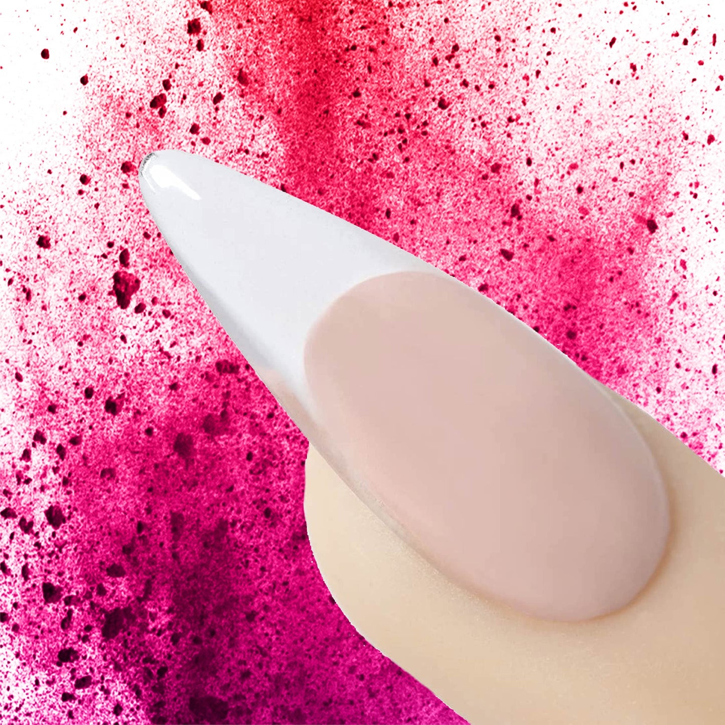 Young Nails Acrylic Core Powder - Self-Leveling Acrylic Nail Powder, Clear Nude Pink White Acrylic Powder for Nail Extenstion, Professional Grade