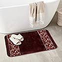 Popular Bath Aubury Modern Bathroom Rug Classic Luxury Bath Rug Contemporary Decor Beautiful Shower Mat Unique Design Stylish Washable Bathroom Rug…
