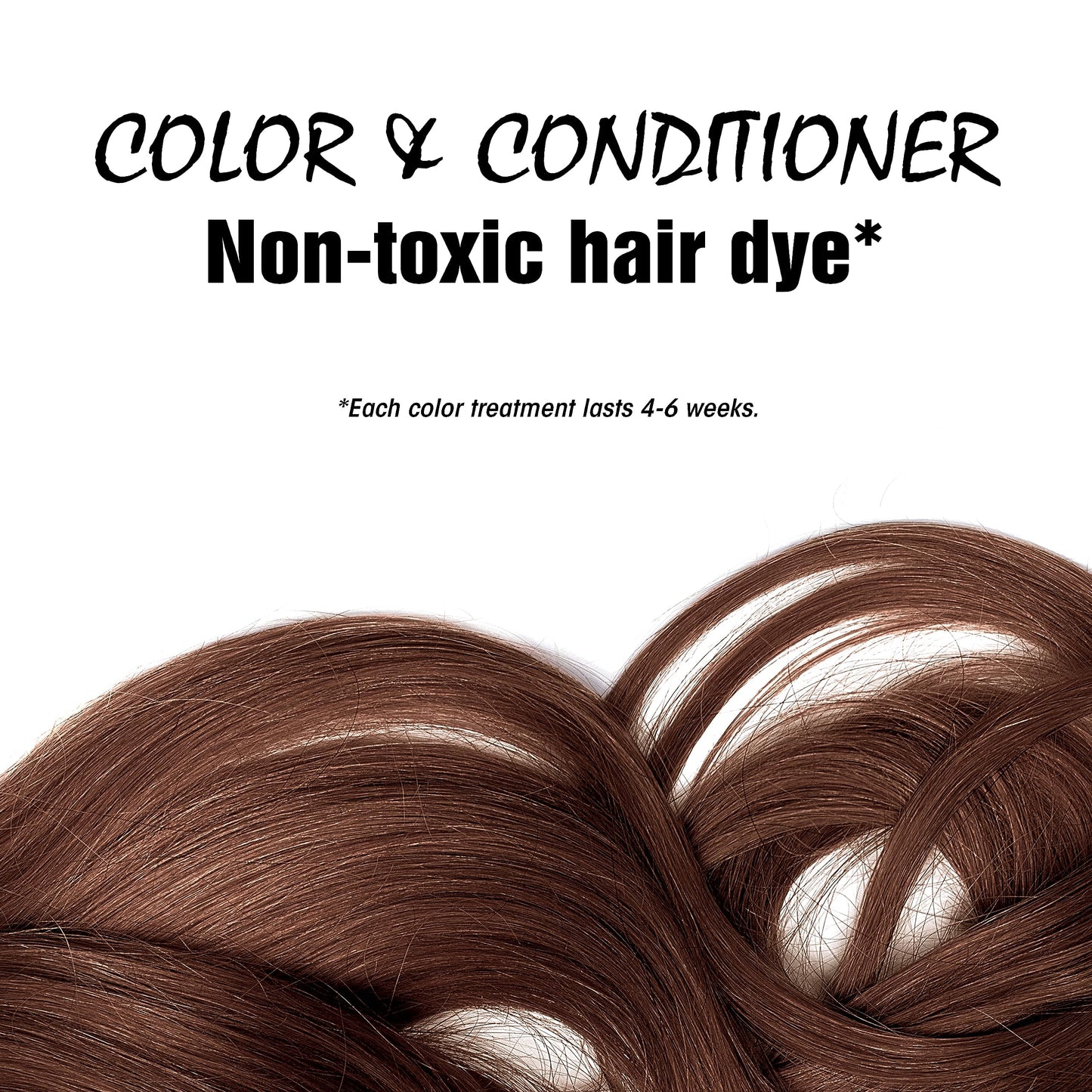 Light Mountain Natural Hair Color And Conditioner - Chestnut - 4 Fl Oz With Pack of Hair Clips