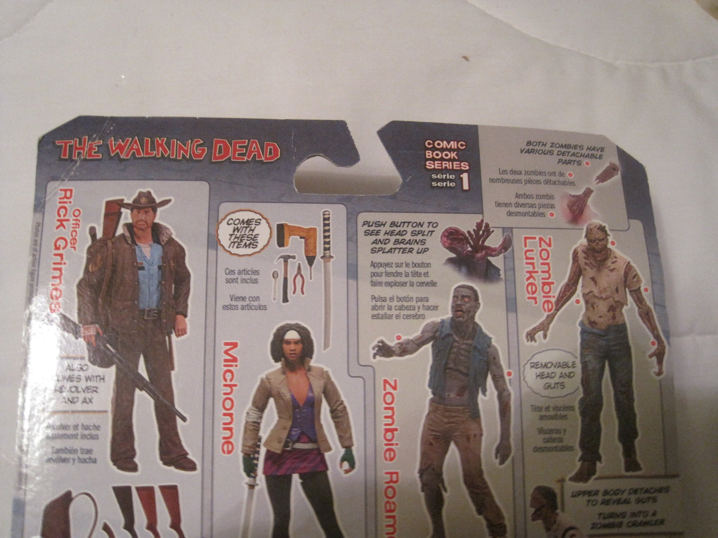 McFarlane Toys The Walking Dead COMIC Series 1 Exclusive Action Figure Officer Rick Grimes Black White Variant by Unknown