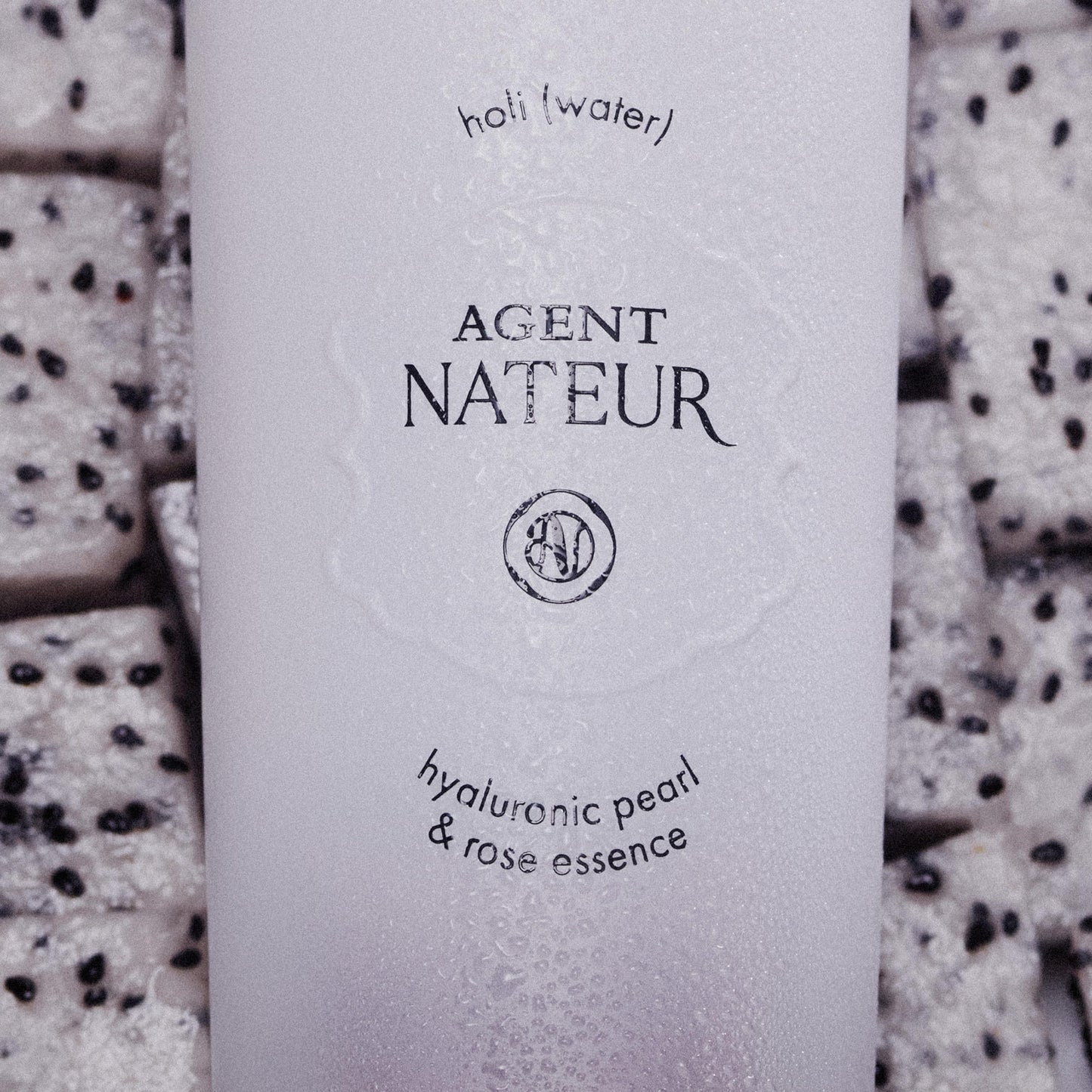 Agent Nateur - holi (water) Natural Pearl + Rose Hyaluronic Essence | Plump, Moisturize, Protect | Luxury, Non-Toxic Clean Skincare (Travel Size, 1 oz