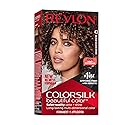 Revlon Colorsilk Beautiful Color Permanent Hair Color, Long-Lasting High-Definition Color, Shine & Silky Softness with 100% Gray Coverage, Ammonia