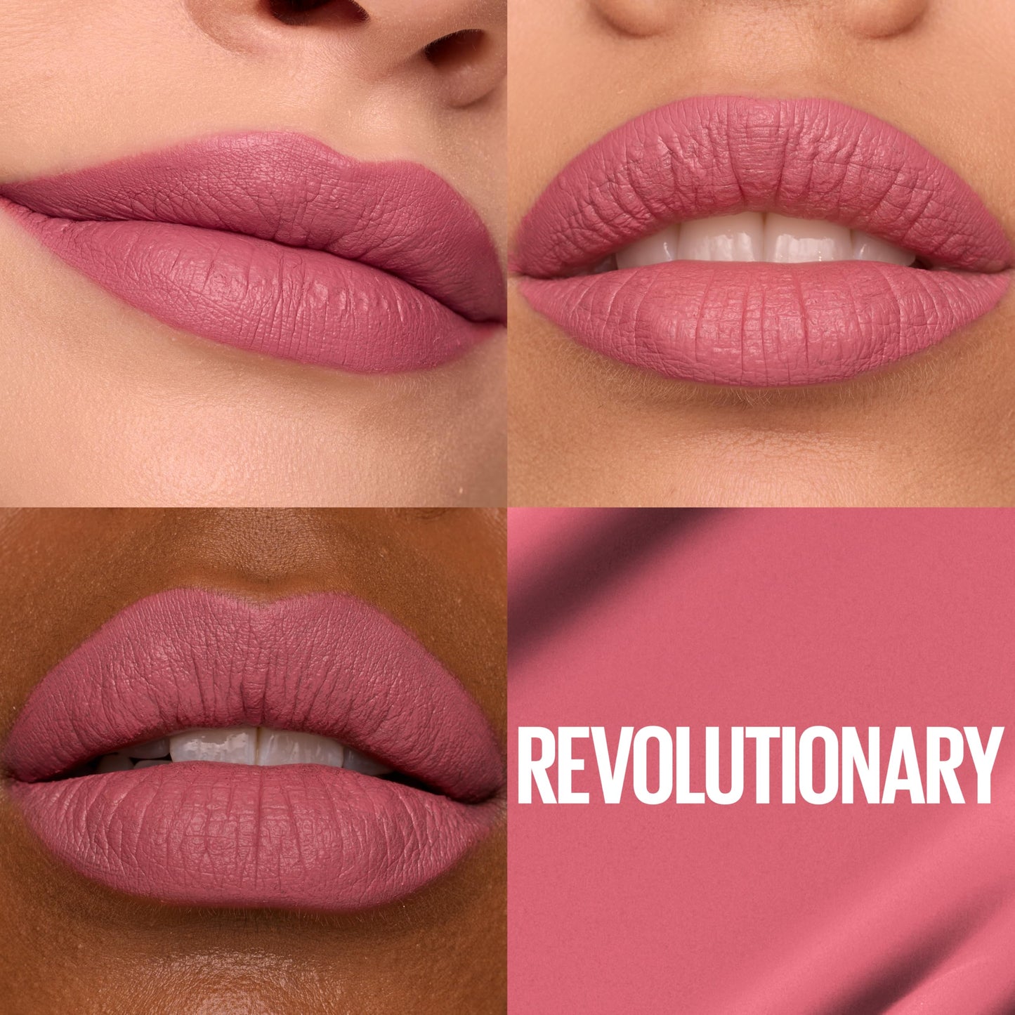 Maybelline Super Stay Matte Ink Liquid Lipstick Makeup, Long Lasting High Impact Color, Up to 16H Wear, Revolutionary, Light Mauve Pink, 1 Count