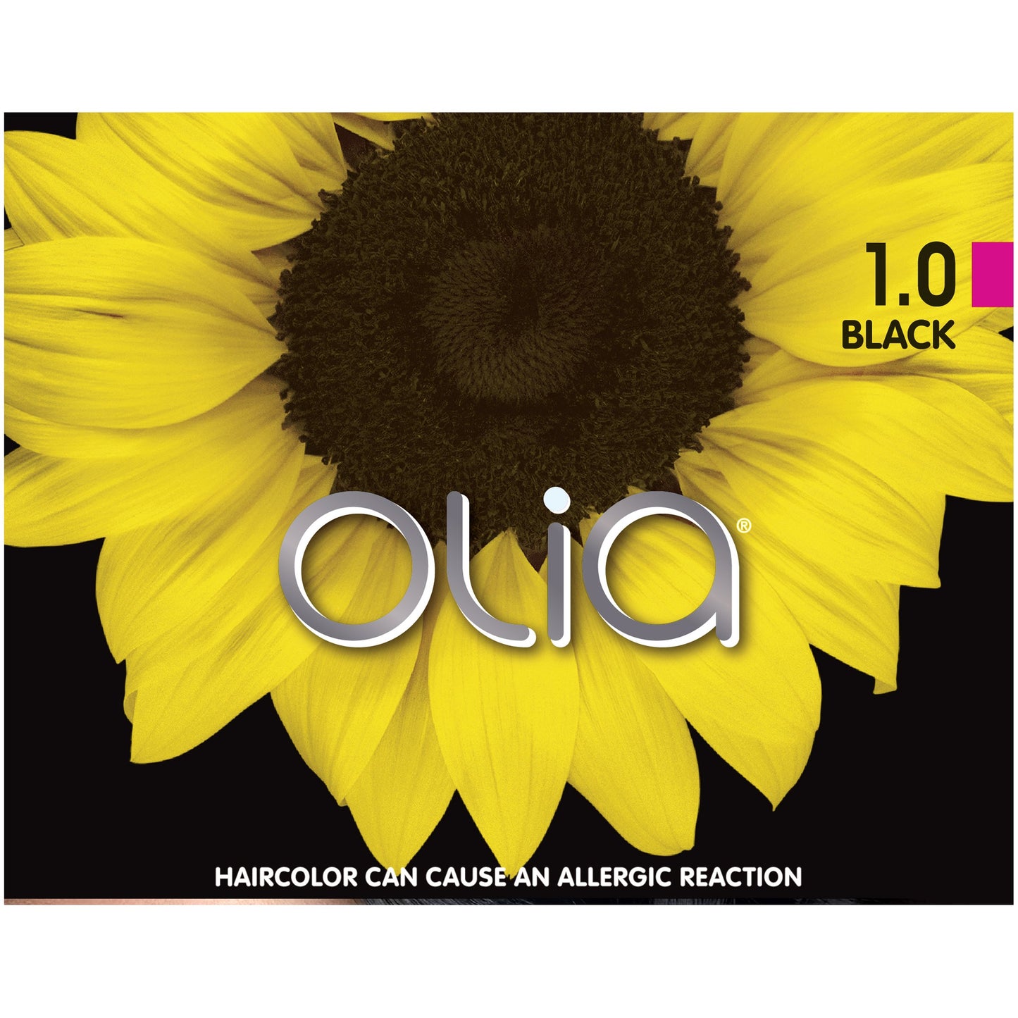 Garnier Olia Ammonia-Free Brilliant Color Oil-Rich Permanent Hair Color, 1.0 Black (Pack of 1) Black Hair Dye (Packaging May Vary)