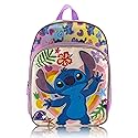 Disney Lilo and Stitch Backpack for Girls, Boys, Unisex | Cute Bag 14" Mini Backpack for Toddlers | Disney Stitch Multicolor Knapsack for School