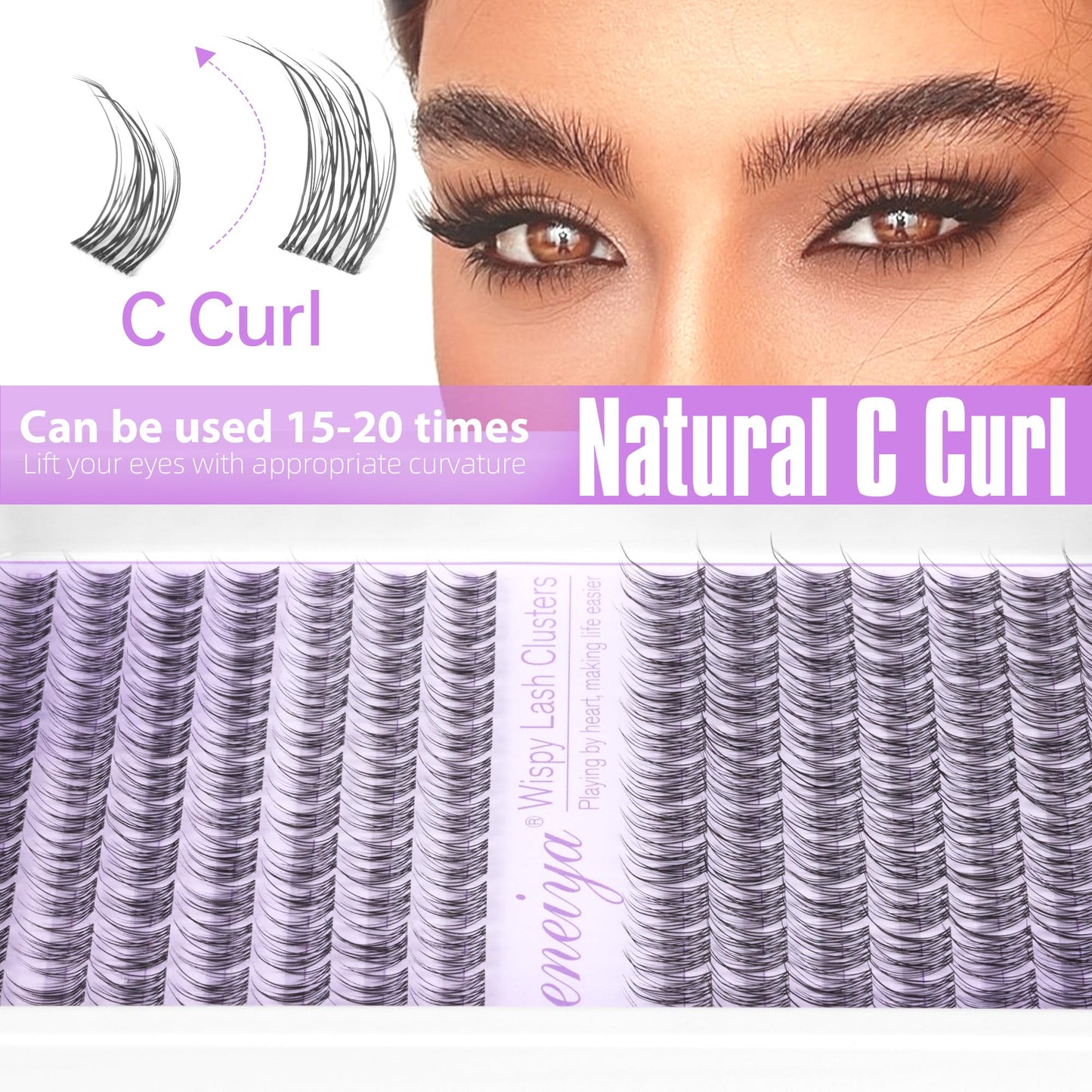 Manga Lash Clusters Fairy Cat Eye Lash Clusters Natural Fox Eye Eyelashes Clusters Wispy C Curl Cluster Eyelash Extensions Anime DIY Individual Lashes Beauty and Personal Care Geeneiya