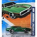 Hot Wheels 2011 Street Beasts '67 Pontiac Firebird 400 86/244, Green