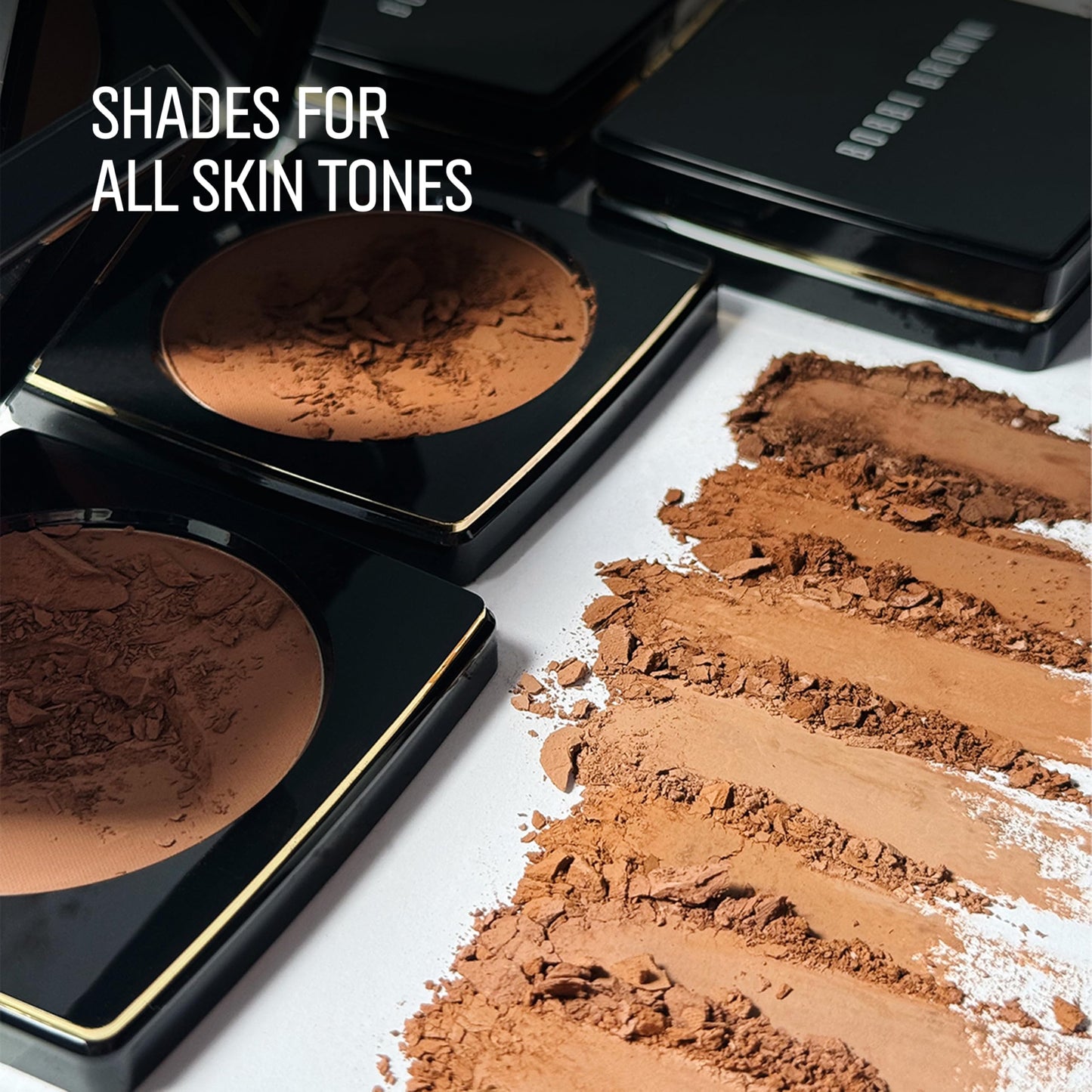 Bobbi Brown Bronzing Powder | Skin-Warming Matte Bronzer Powder for Natural-Looking Warmth, 0.32 Ounce, Golden Deep