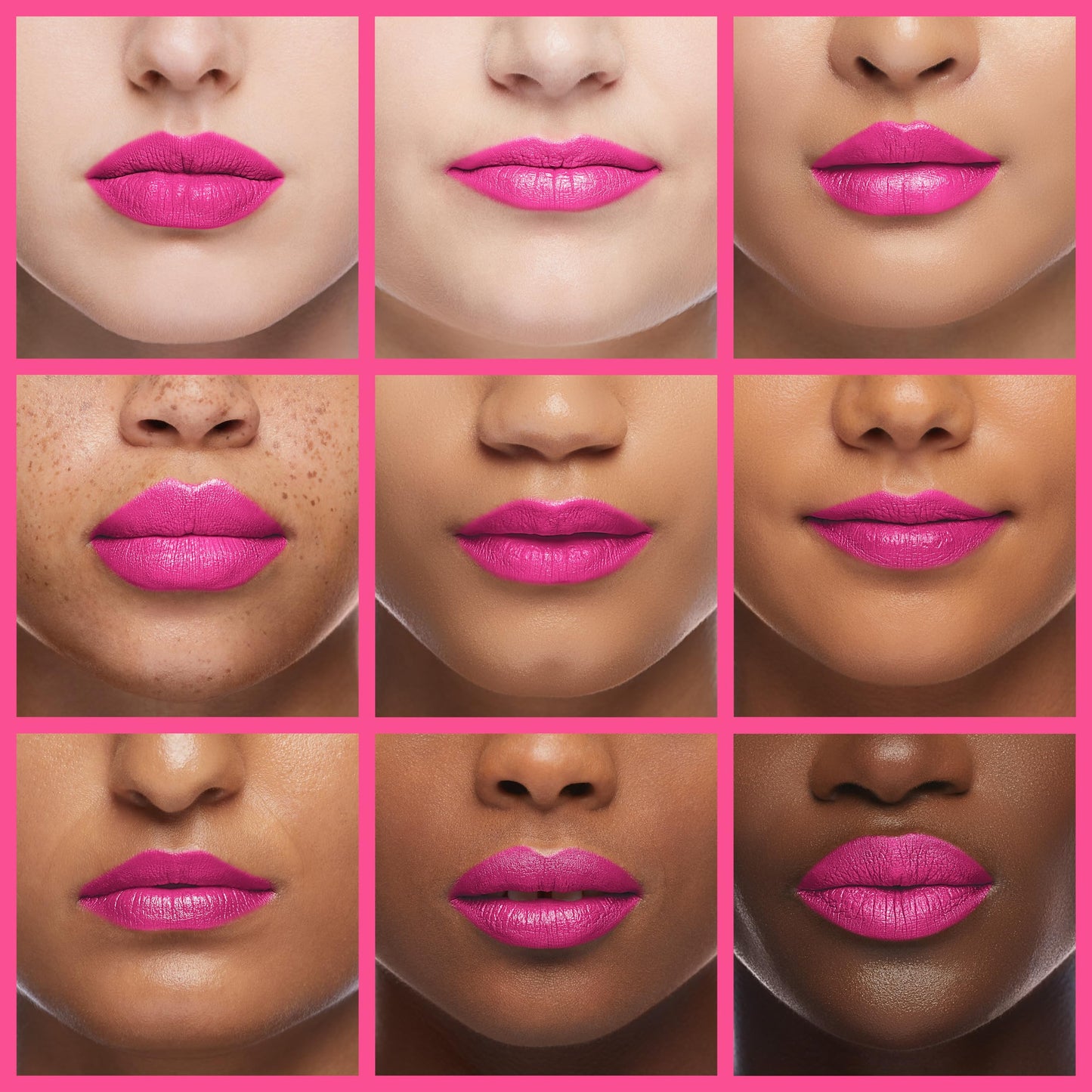 L'Paige Split-Stick Lipstick - Pink/Frost, Dual-Sided Aloe Vera Moisturizing Formula, Long-Lasting Split-Tone Frosted Satin Finish, Hydrating Smooth