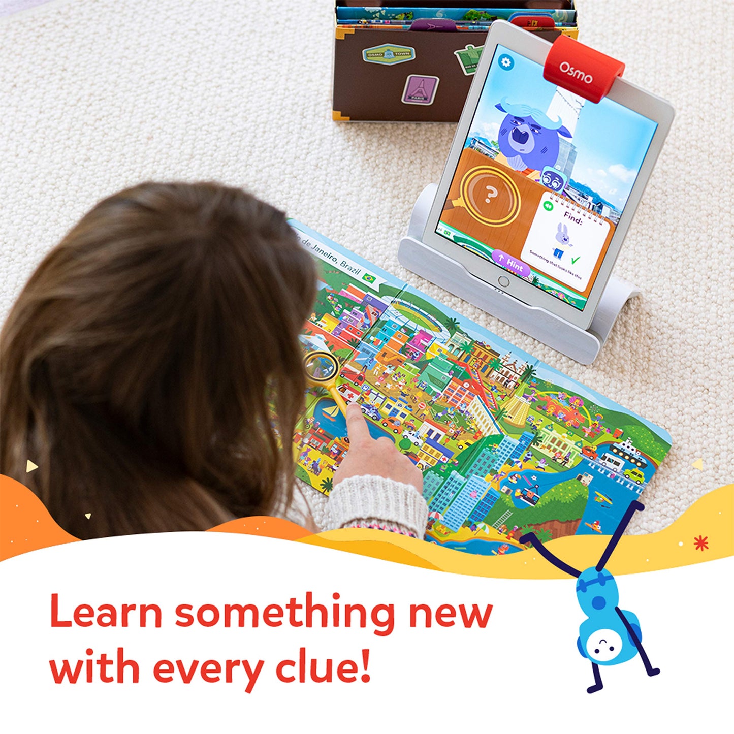 Osmo Detective Agency Game – Solve Global Mysteries, STEM Learning Toy for Kids Ages 5-12 – For iPad, iPhone & Fire Tablet (Base Required)