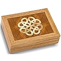 MarqArt Celtic Box - Handmade USA - Unmatched Quality - Unique, No Two are the Same - Original Work of Wood Art. A Celtic Gift, Ring, Trinket or Wood…