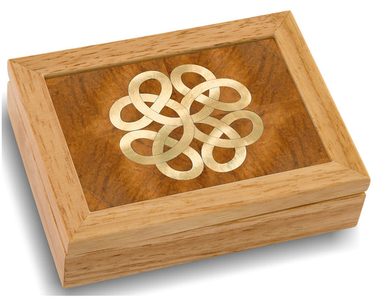 MarqArt Celtic Box - Handmade USA - Unmatched Quality - Unique, No Two are the Same - Original Work of Wood Art. A Celtic Gift, Ring, Trinket or Wood…