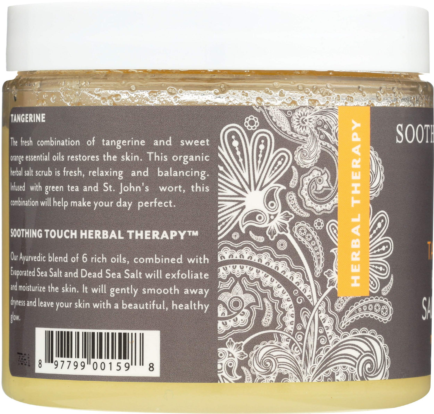 Salt Scrub; Tangerine Beauty & Personal Care Soothing Touch