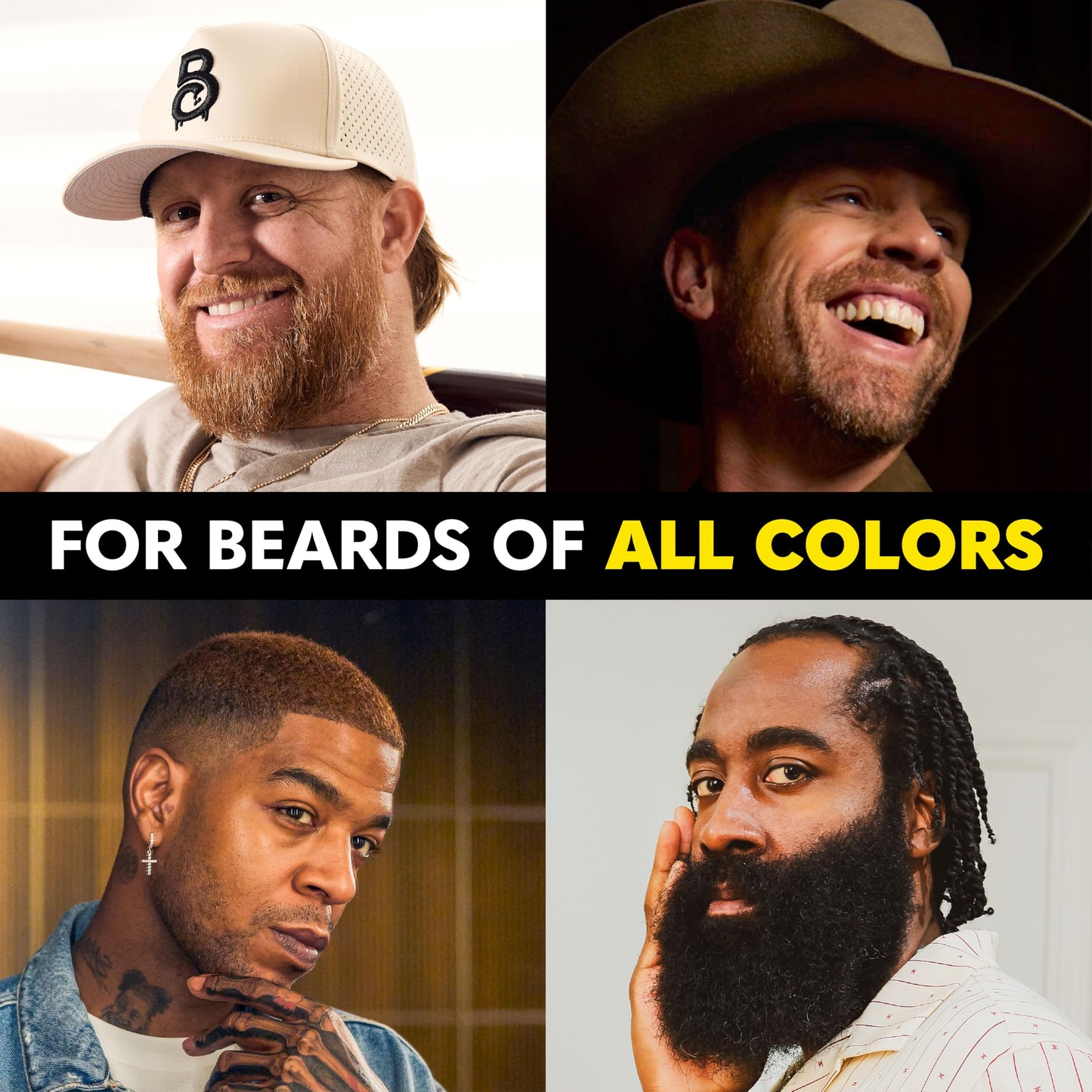 The Beard Club 1 Day Temporary Beard Dye for Men - Dark Brown Beard, Mustache & Eyebrow Color for a Fuller, Well-Defined Look, Water & Sweat