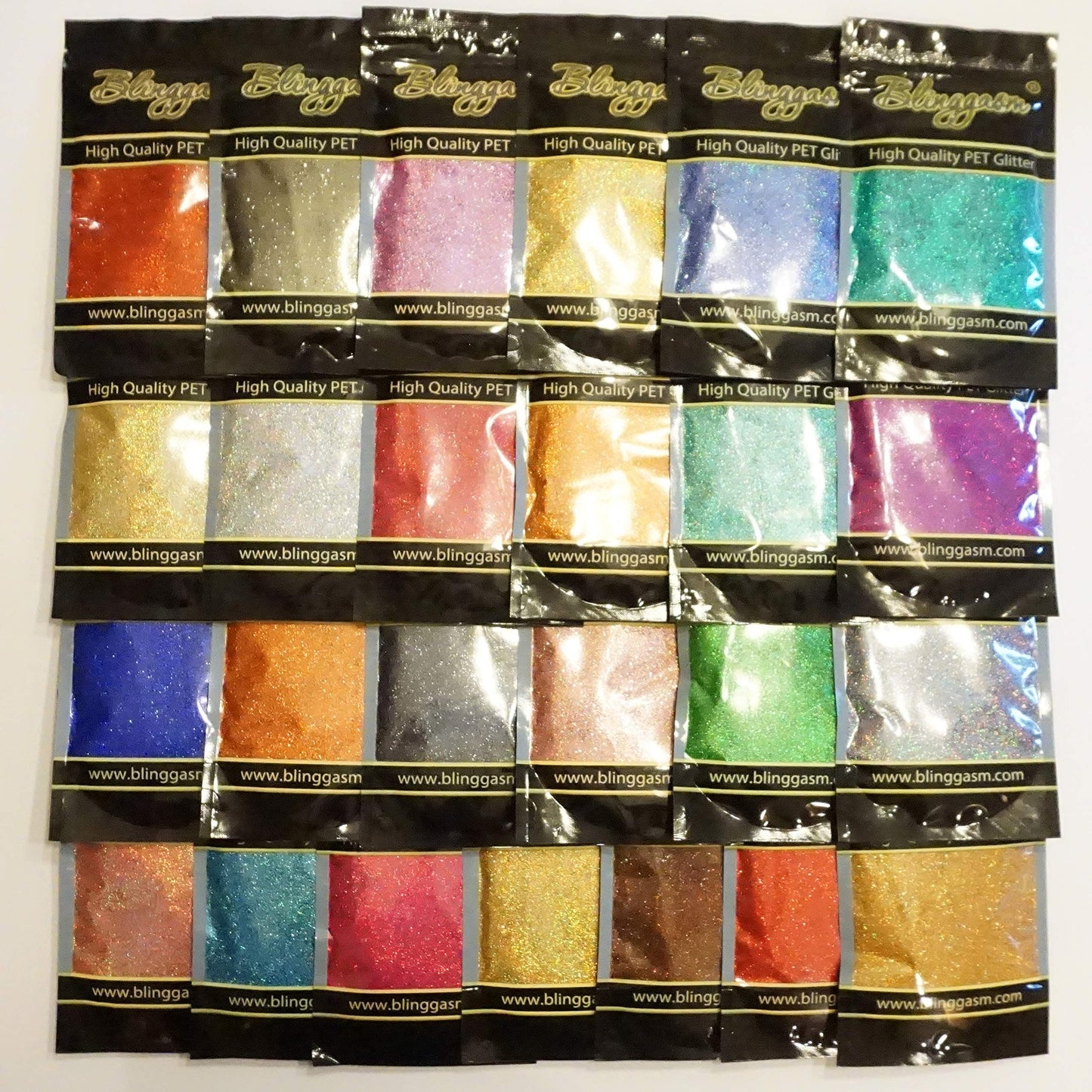 Blinggasm Premium Solvent Resistant Polyester Glitter 3.5 oz by Weight .008 or .015 Use for Tumblers Decoration Crafts Nails Cosmetics Body Paint