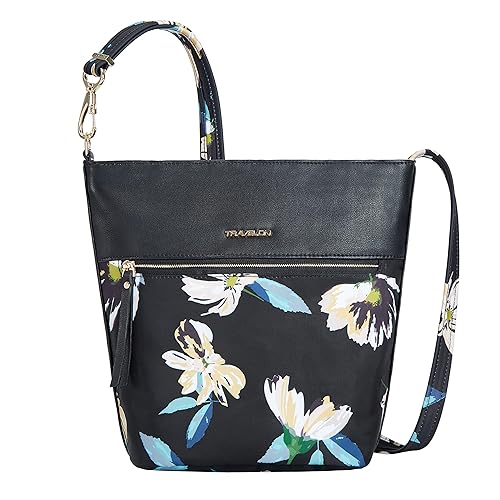 Travelon: Addison - Anti-Theft Bucket Bag - Midnight Floral