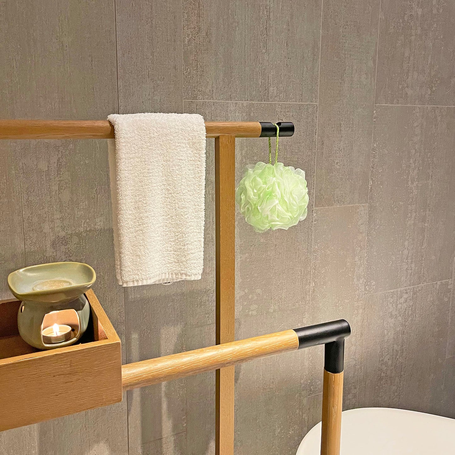 Bath Shower Bath Sponge Shower Loofahs Balls 75g/PCS for Body Wash Bathroom Men Women- Set of 4 Flower Color