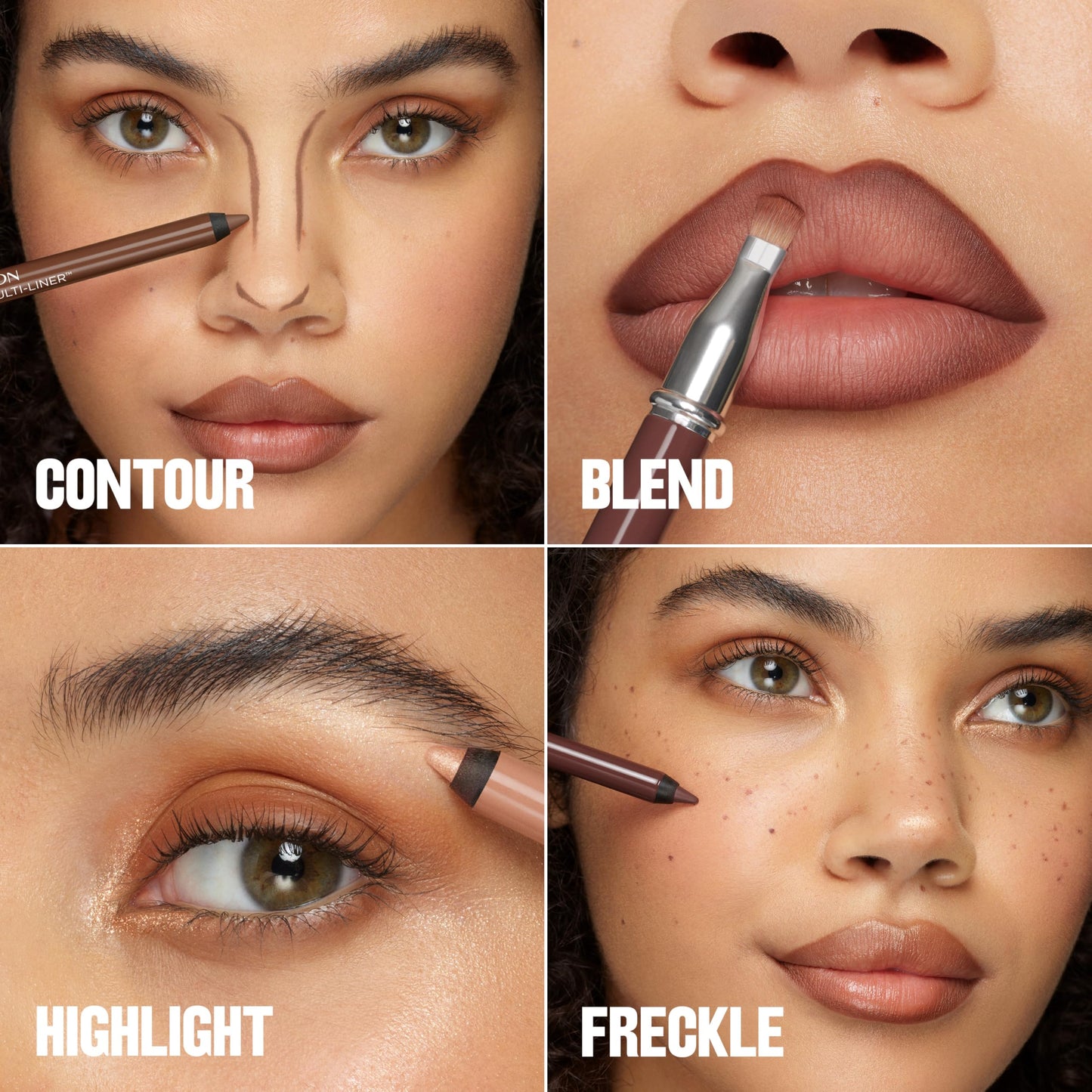 Revlon ColorStay Multi-Liner, Creamy Formula, Multiuse For Lips, Eyes & Face, Precision Brush for Easy Blending, 005 Off Roading