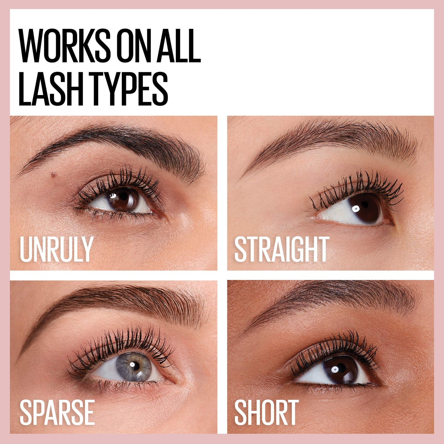 Maybelline New York Lash Sensational Mascara, Blackest Black, 0.32 Fluid Ounce