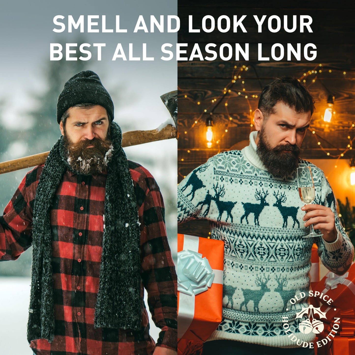 Old Spice Body Wash for Men, Holidudes Holiday Edition, 24/7 Holiday Freshness, Lasting Scent and Rich Lather, Stocking Stuffer, Snickerdudel Sugar Beauty and Personal Care Old Spice