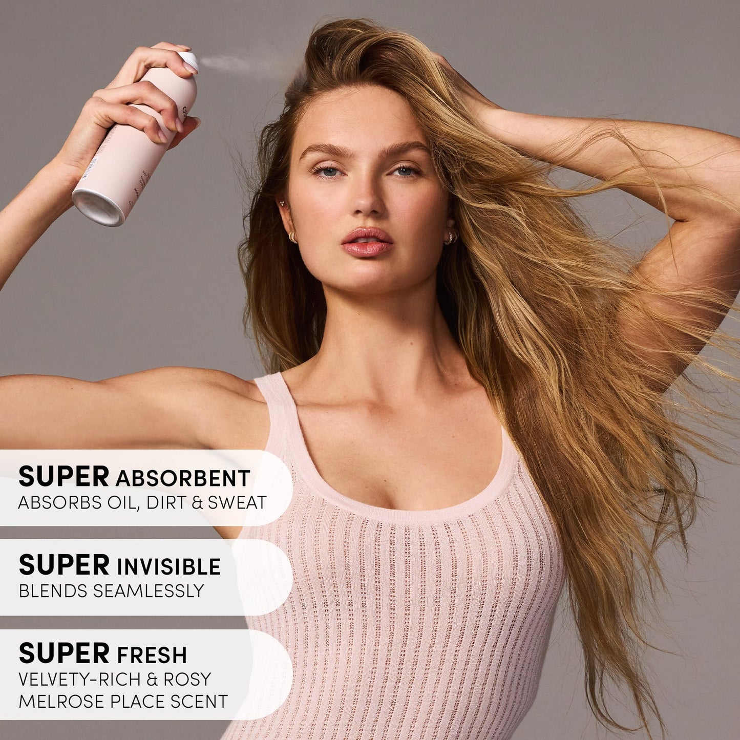 OUAI Super Travel Size Dry Shampoo - Volumizing Dry Shampoo - Absorbs Oil, Dirt & Sweat - Blends Seamlessly into Hair with Zero Residue & Enriched Beauty and Personal Care OUAI