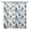 SKL Home Cubes Shower Curtain, Blue