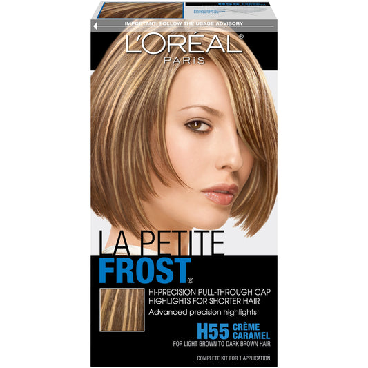 L’Oreal Paris Le Petite Frost Pull-Through Cap Highlights For Short Hair, H55 Creme Caramel