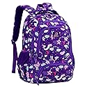 MYGOO Girls Backpack - 17" Tall Large Elementary School Bag, Doubleday Collection, 24L Capacity, Dream Purple