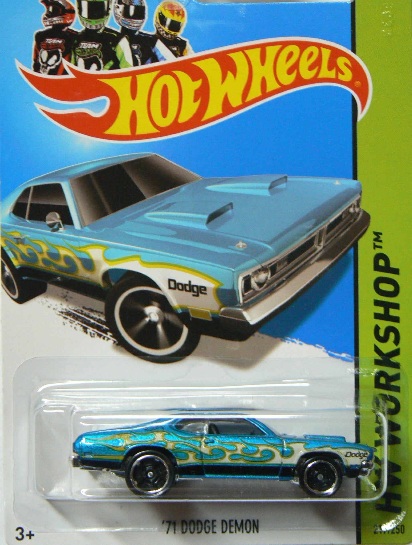 Hot Wheels 2013 Hw Workshop Heat Fleet '71 Dodge Demon 217/250 ()