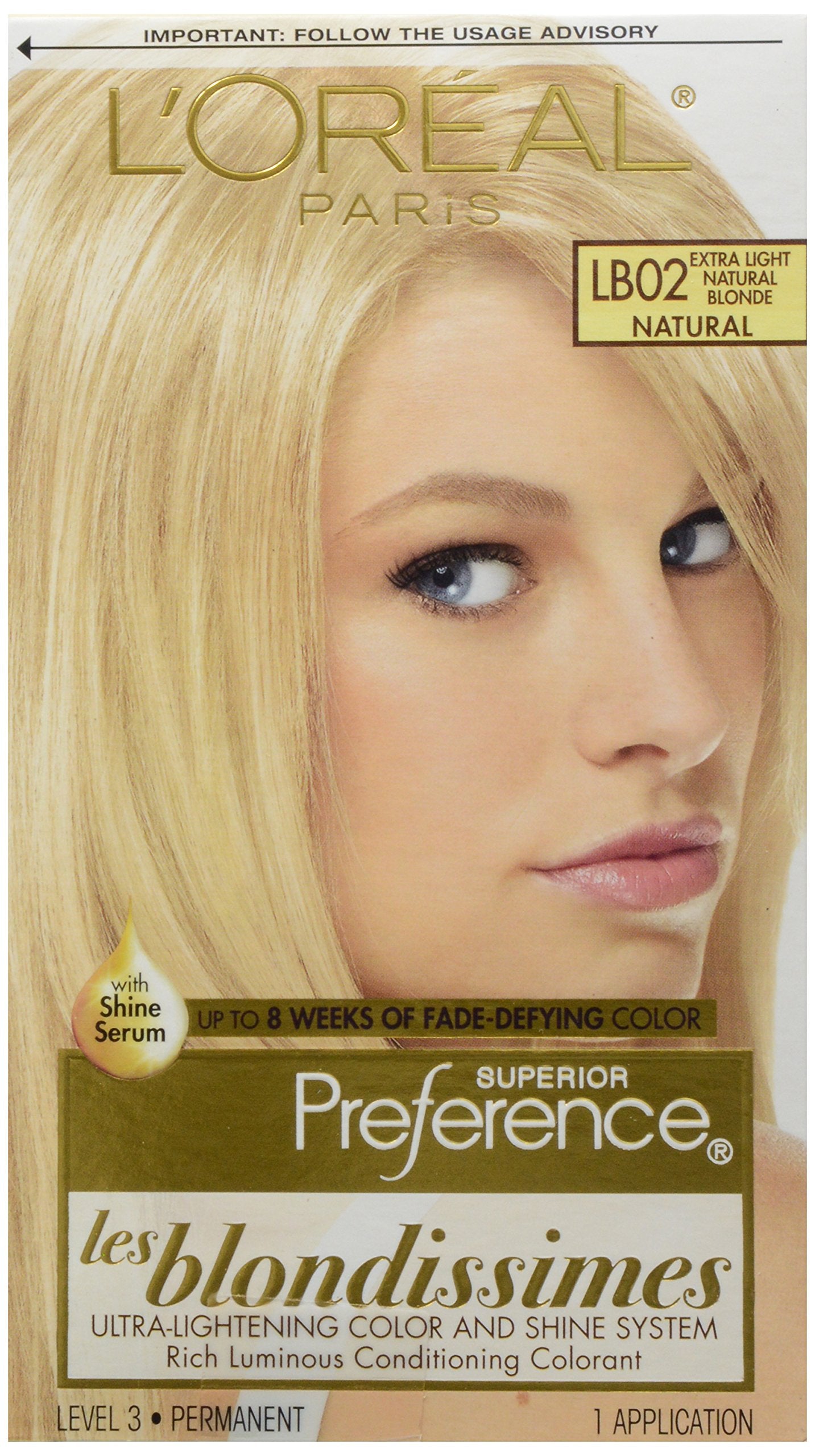 L’Oreal ParisSuperior Preference Les Blondissimes, LB02 Extra Light Natural Blonde (Natural) 1 ea