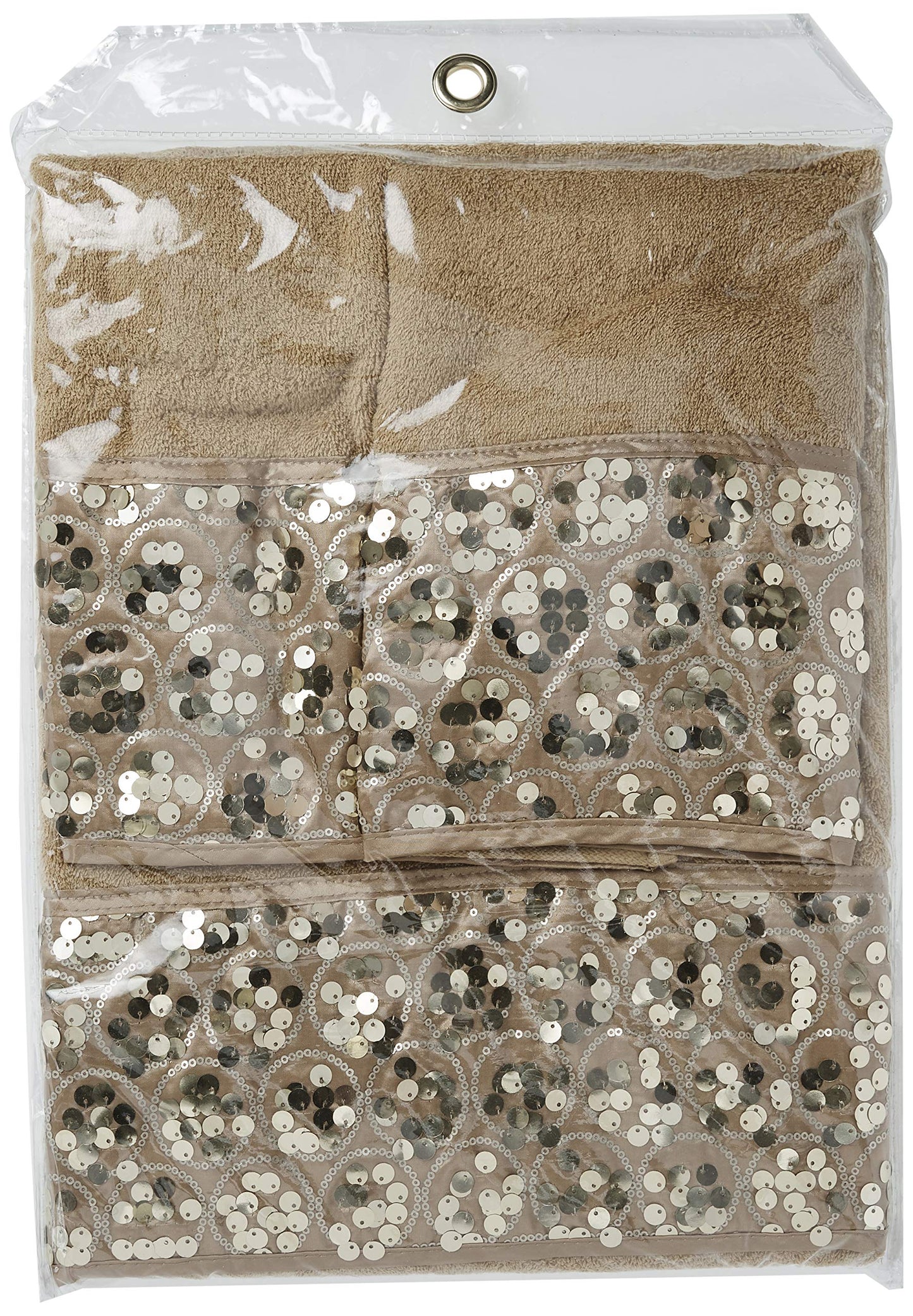 Popular Bath Bath Towels, Sinatra Collection, 3-Piece Set, Champagne