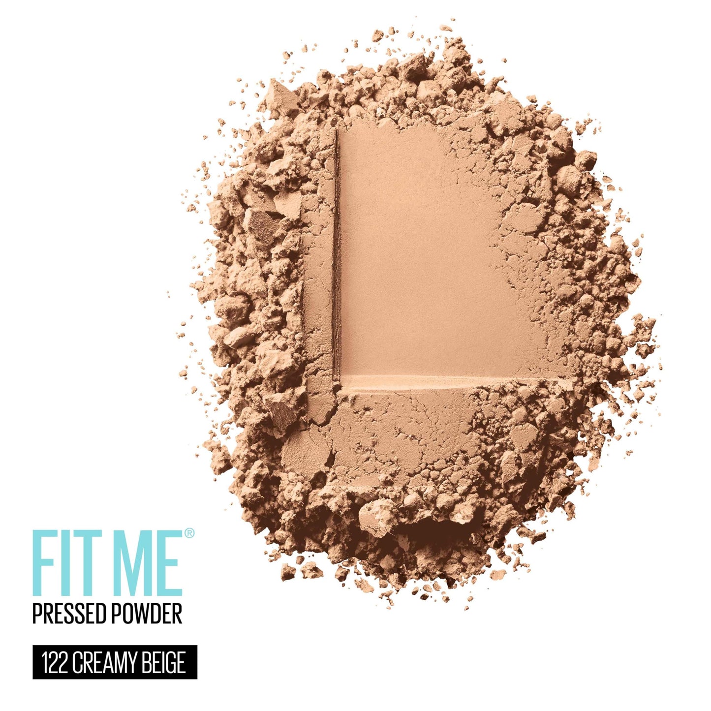 Maybelline Fit Me Matte + Poreless Pressed Face Powder Makeup & Setting Powder, Creamy Beige, 1 Count