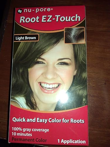 Nu-pore Root Ez Touch Brush on Light Brown 1 Application