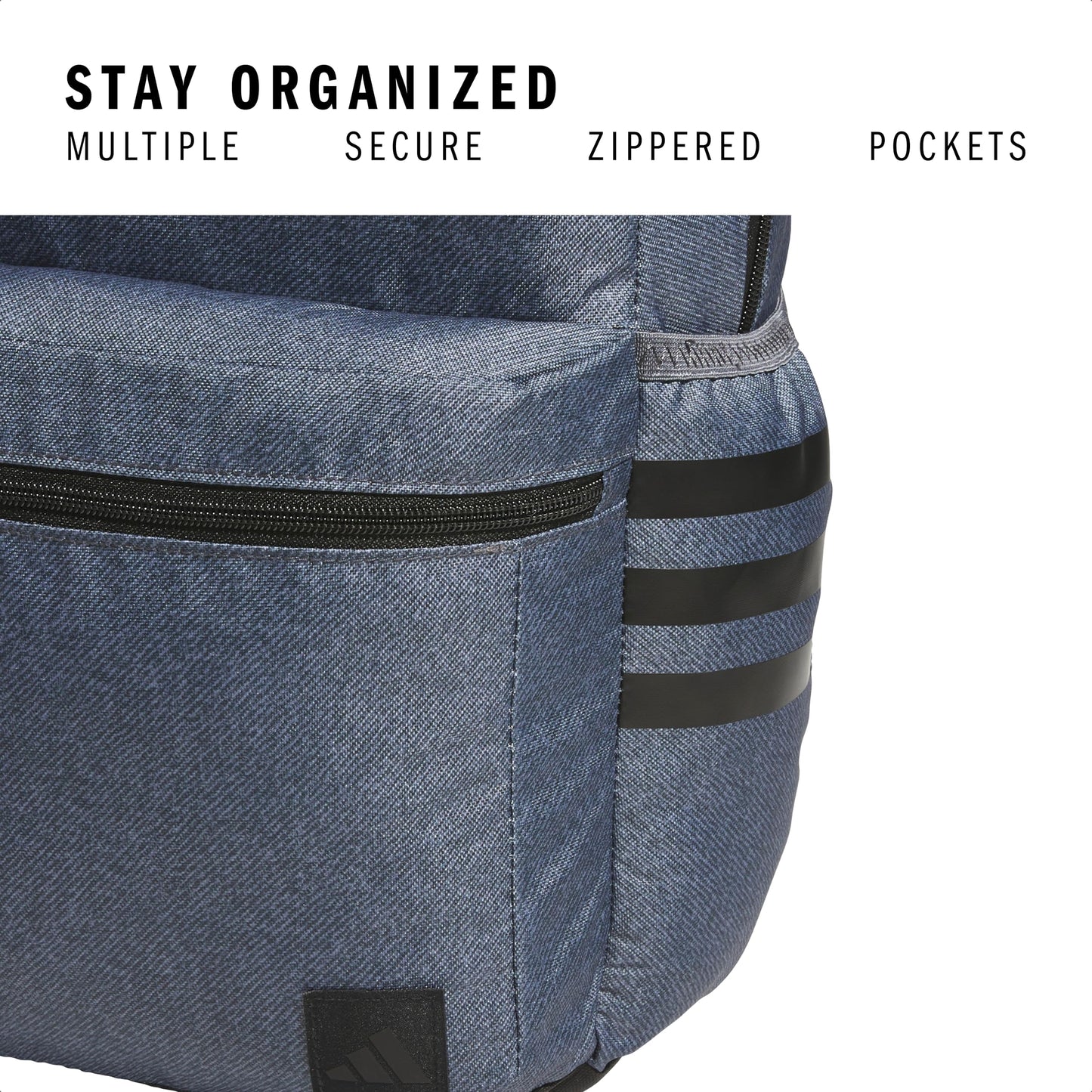 3-Stripe Classic backpack for men and women, bag with laptop sleeve