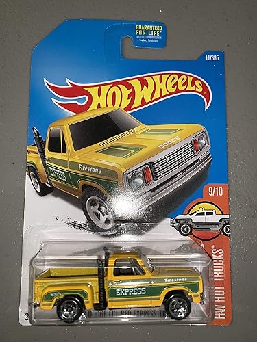 Hot Wheels, 2017 HW Hot Trucks, 1978 Dodge Li'l Red Express Truck [Yellow] 11/365